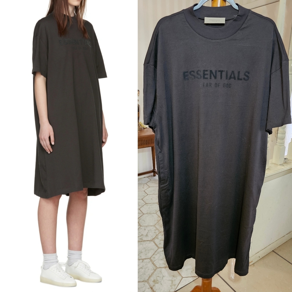 Fear of God Essential T-shirt Oversized Dress Large